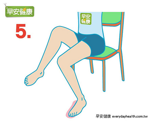 每天坐著踏步20下,血管變年輕、便秘失眠也改善