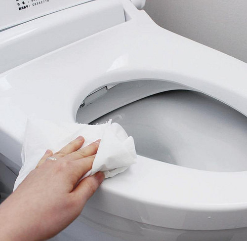 不用馬桶刷就能輕鬆除黃垢！衛生紙的神奇清潔術
