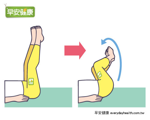 預防腰痛鍛鍊腹肌的抬腿運動法