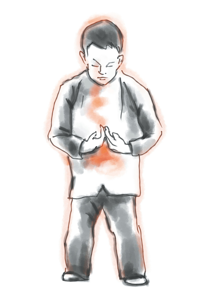 呼吸,逆式胸部呼吸法