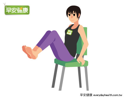 改善腰痛、不易胖的椅子腳踏車運動