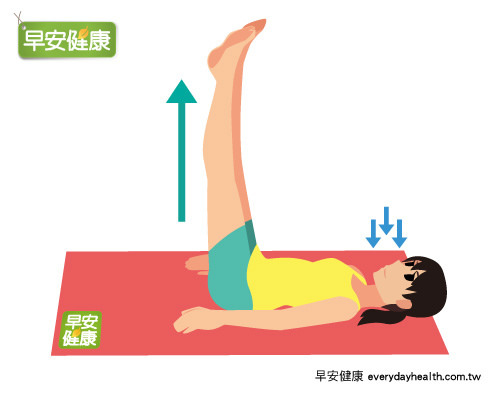 消除浮腫的抬腿運動