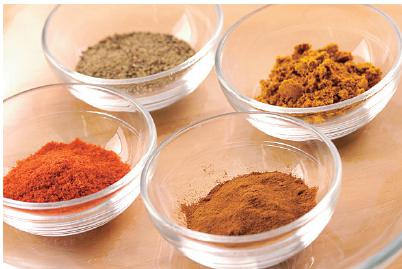 鹽優格也可以加入幾種香辛料混合來做變化