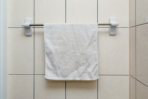 濕毛巾避免放在浴室