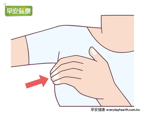 手腕擰毛巾按摩