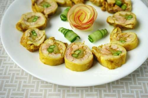 咖哩雞肉捲,年菜