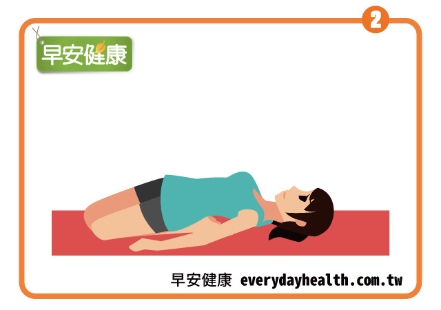 跪姿向後躺改善內臟下垂小腹凸出