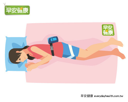 繫腰包側睡提高睡眠品質