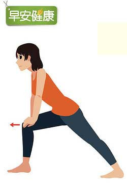 伸展小腿肌放鬆肌肉消除血管緊張動作