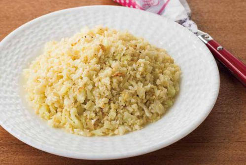 健康的米飯風味，白花椰仿飯