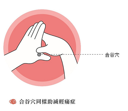 合谷穴,止痛,穴道按摩