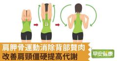 肩胛骨運動消除背部贅肉，改善肩頸僵硬提高代謝