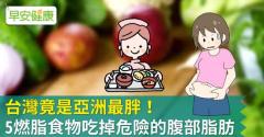 台灣竟是亞洲最胖！5燃脂食物吃掉危險的腹部...