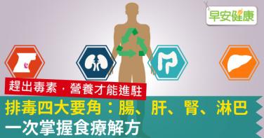排不了的毒就是拔不掉的病根！啟動全身排毒4要角這樣做