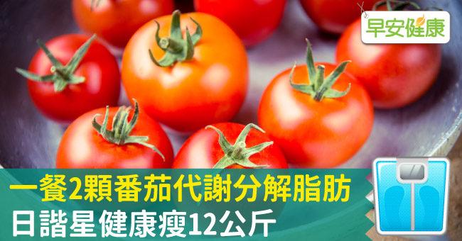 一餐2顆番茄代謝分解脂肪，日諧星健康瘦12公斤
