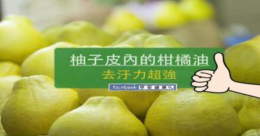 柚子皮內的柑橘油去汙力超強
