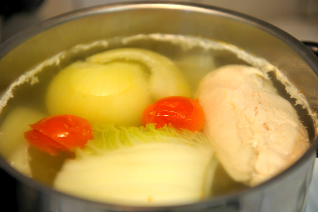 低脂味噌牛奶鍋：黃金蔬菜高湯