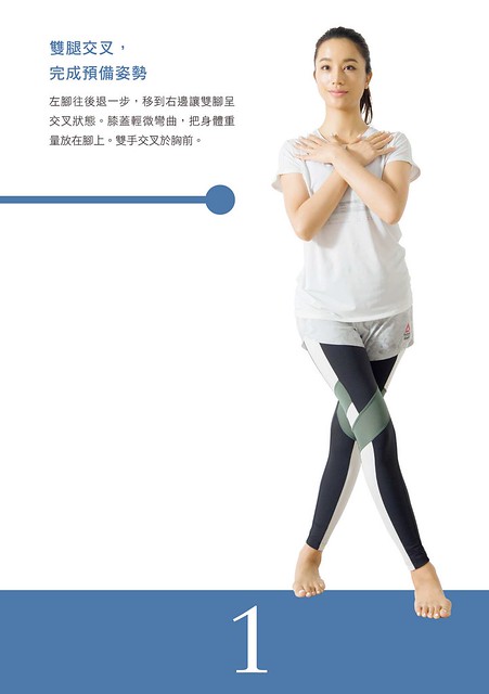 瘦大腿外側：伸展操增強髖關節外旋的力量。