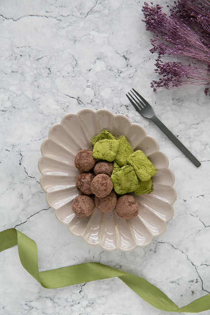 減醣甜點食譜：抹茶起司磚、莓果巧克力球