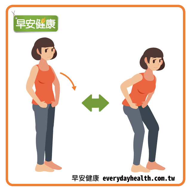 半彎腰鍛鍊腹肌改善小腹凸出生理痛