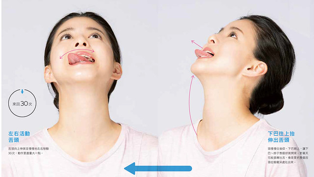 改善雙下巴的伸舌頭運動