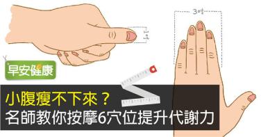 瘦小腹靠穴道按摩？6提升代謝力的減肥穴位
