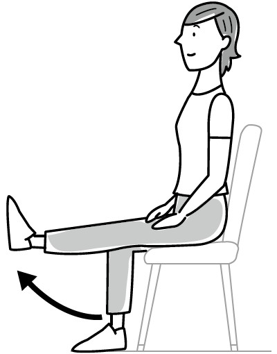 輔助肝臟代謝的肌肉運動：坐著鍛鍊股四頭肌