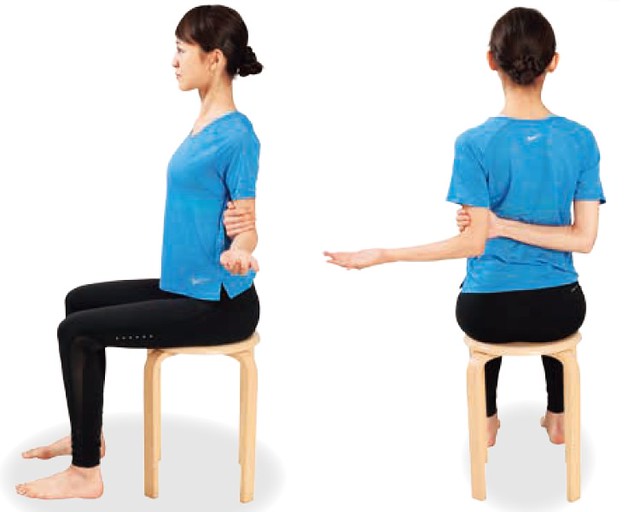 舒緩矯正腰痛、坐骨神經痛體操：椅子腰椎搖籃