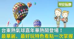 2020台東熱氣球嘉年華！今夏熱氣球嘉年華時間費用、搭熱氣球體驗行程與交通攻略完整收錄