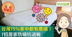 台灣75％家中都有塵蟎！7招居家防蟎抗過敏