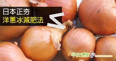 日本正夯 洋蔥冰減肥法