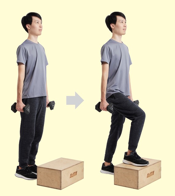 負重登階