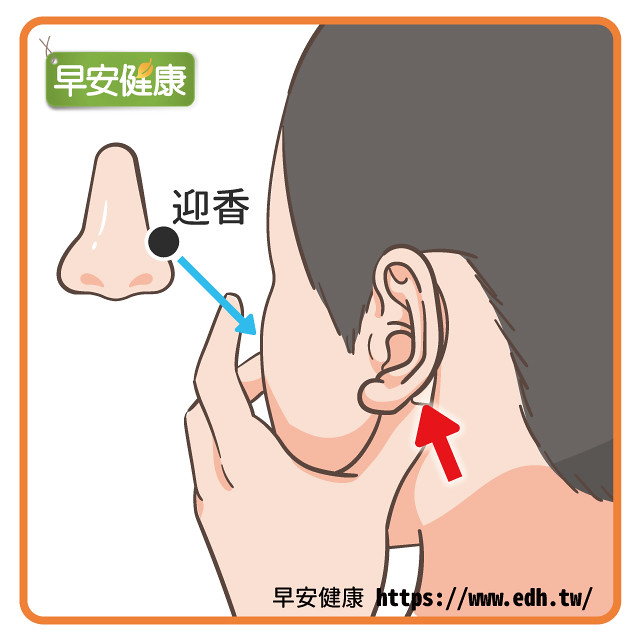 耳部按摩動作促進血液淋巴循環救耳鳴