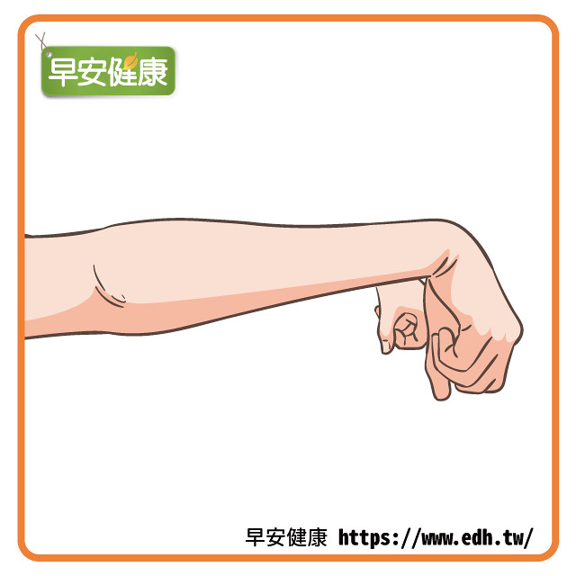 手腕運動3：拳頭向下