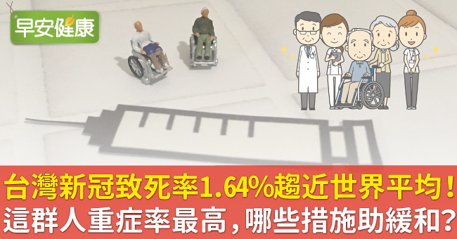 台灣新冠致死率1.64％趨近世界平均！這群人重症率最高，哪些措施助緩和？