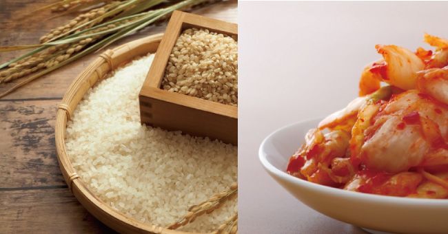GABA食材包含糙米類以及發酵食品類