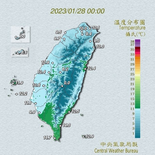 28日天氣凍番薯