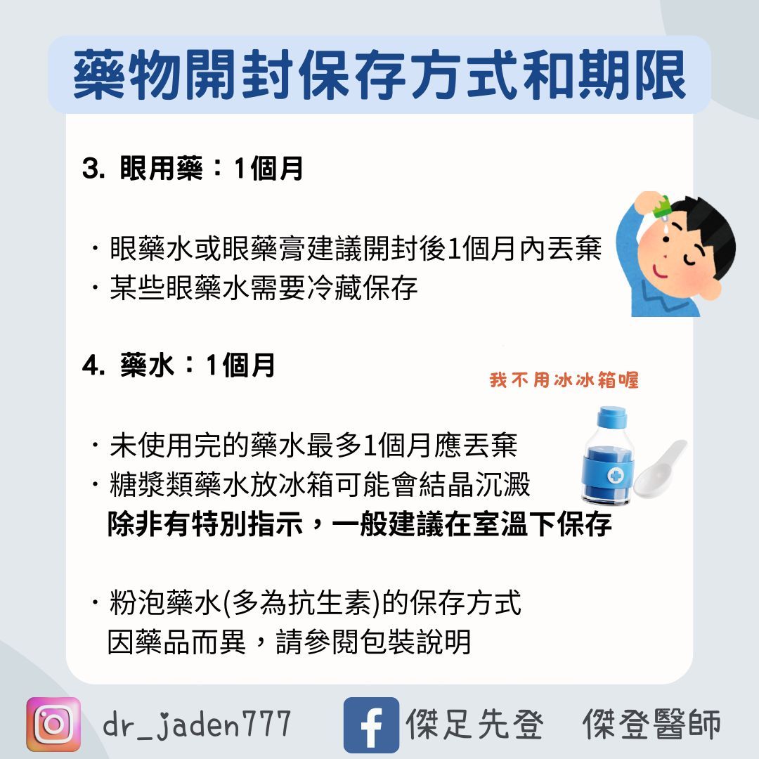 藥水這樣放會變質、影響藥效！6種藥品開封放多久、怎麼保存一次看