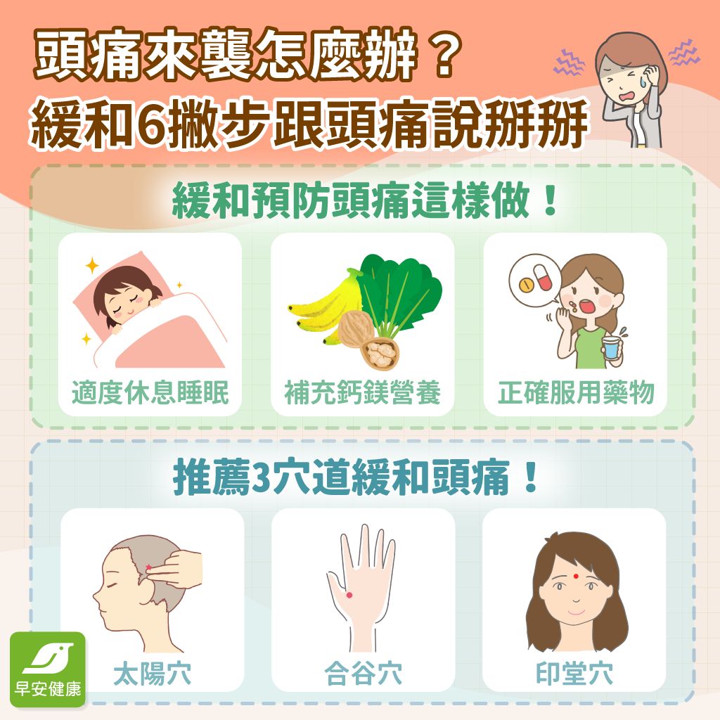 你也是「頭痛一族」嗎？頭痛的7個原因，不同疼痛位置代表什麼？如何舒緩？一文解答