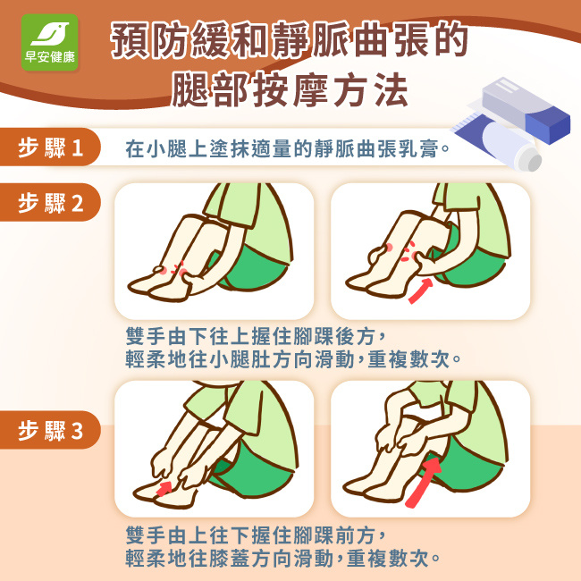腿部按摩幫助靜脈曲張治療預防