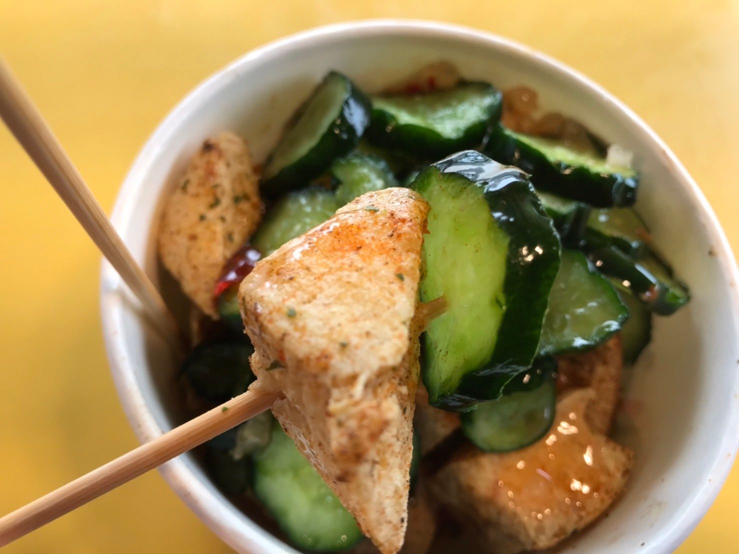 白沙屯拱天宮媽祖附近美食-白沙屯一口酥臭豆腐