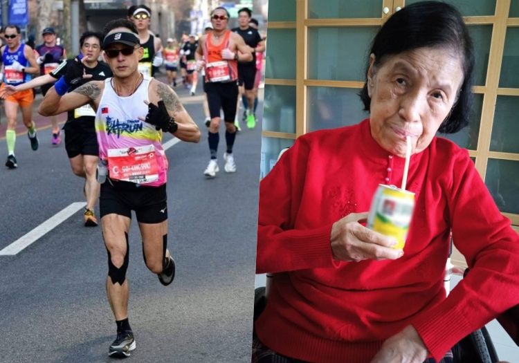 除了日常、運動後補充，家中 80 多歲的媽媽也會飲用營養補給品來補充蛋白質。（圖片來源：邵爸）