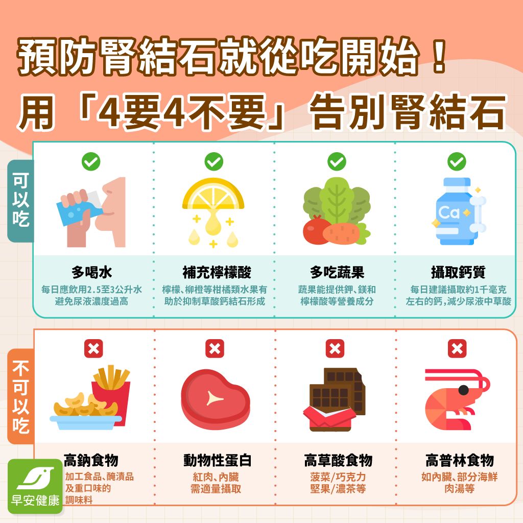 腎結石怎麼辦？能自排排出嗎？秒懂腎臟結石常見症狀、原因種類、治療方法到飲食禁忌