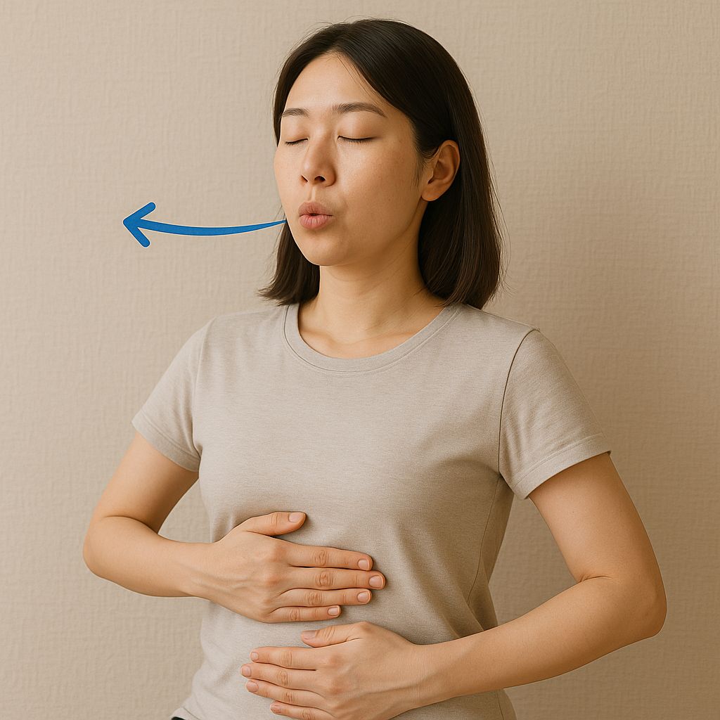 橫隔膜式呼吸法