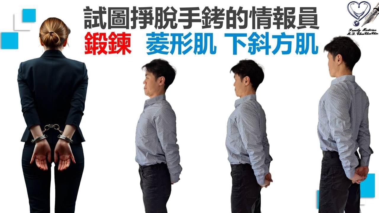 陳承勤醫師_上交叉症候群_鍛鍊下斜方肌、菱形肌:嘗試掙脫束縛的諜報員