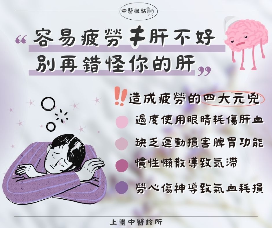 上璽中醫余雅雯中醫師_疲勞不等於肝不好