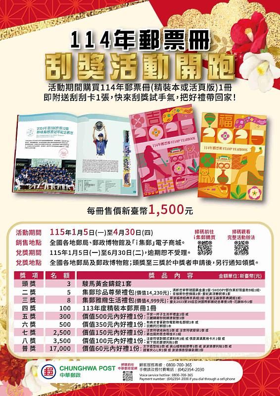 2025紀念郵票冊販售資訊