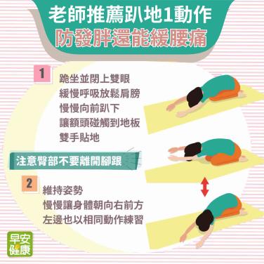 到冬天就變大食怪？一招趴地伸展避免發胖，減肥不只能靠意志力