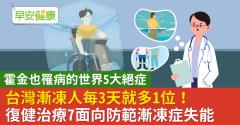 台灣漸凍人每3天就多1位！復健治療7面向防範漸凍症失能