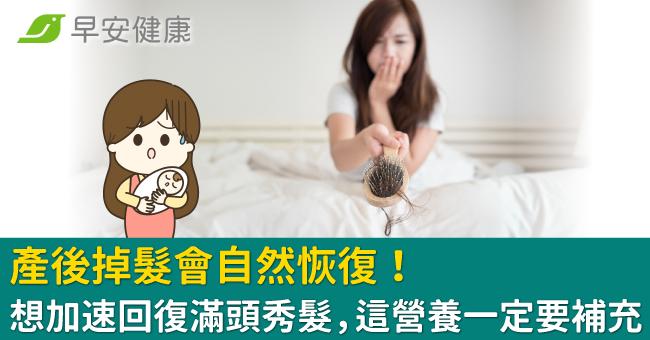 產後掉髮會自然恢復！想加速回復滿頭秀髮，這營養一定要補充
